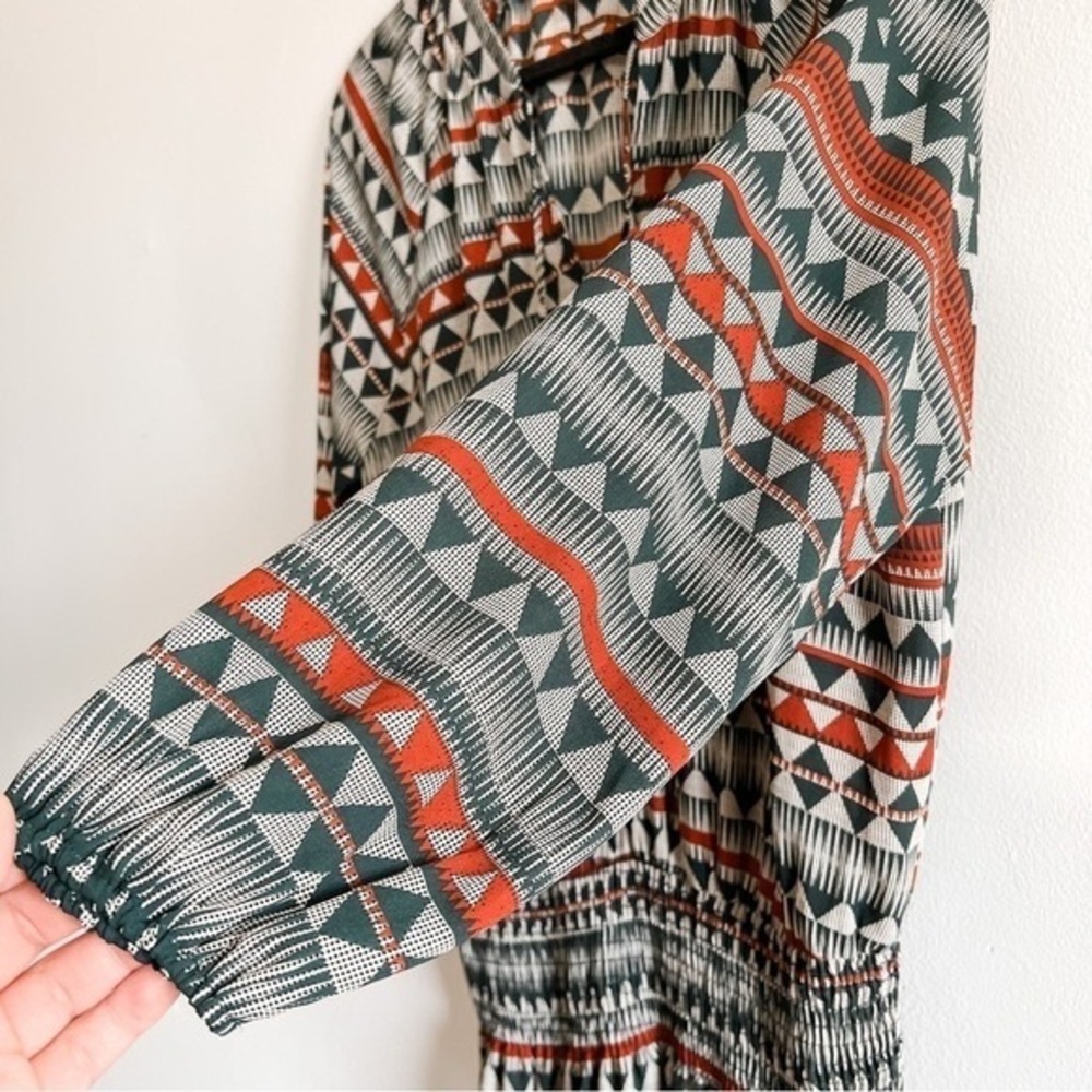 Geometric Patterned Dress - image 5